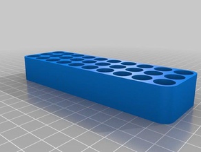 10x3 eppendorf rack di apprendimento personalizzato 3d print model - Mito3D