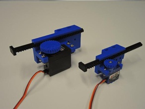 lineare servo attuatori il fai da te attuatore 3d print model - Mito3D