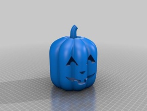 jack-o-lantern decoración de halloween la calabaza spooky 3d print model - Mito3D