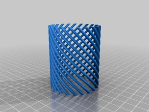 my customized spiral pencil holder office 3d print model - Mito3D