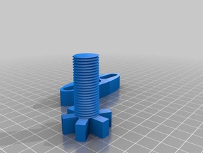handle screw other 3d print model - Mito3D