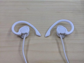 google pixel 3 earbuds hook audio cell phone ears xl headphones sports 3d print model - Mito3D