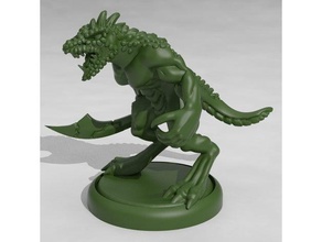 lizard brute toy game accessories dnd dungeons dragons figure miniature miniatures nsfw roleplaying tabletop wargaming 3d print model - Mito3D