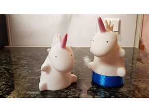 unicorn nightlight battery pack decor kids mod 3d print model - Mito3D