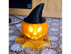 flashing pumpkin diy 3d printer printing celebration fusion 360 halloween happy nsfw qi charger tanyaakinora 3d print model - Mito3D