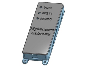 mysensors gateway l'elettronica nodemcu rfm69 wemos 3d print model - Mito3D