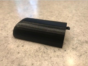 roku battery cover replacement parts 3d print model - Mito3D