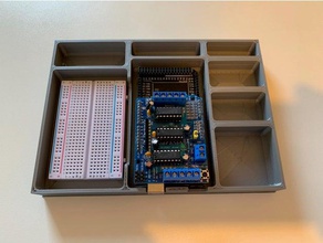 arduino mega estudo de bordo eletrônica caso 2560 uno 3d print model - Mito3D