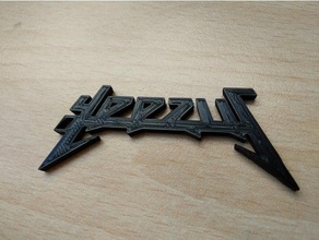yeezus keychain kanye west music logo yeezy 3d print model - Mito3D