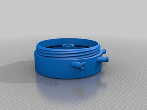 filament-box universal-cr10 4 6mm bowden Rohre Anschlüsse 3d Drucker - Zubehör creality cr-10 filament Schmierstoffgeber filament-guide filament-Spule spool holder 3d print model - Mito3D