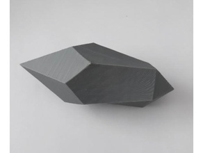 cristallo singolo arte 3d print model - Mito3D