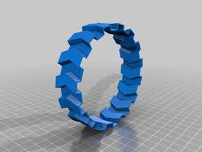 my customized flex bracelet customizer bracelets 3d print model - Mito3D