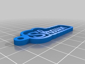 shaun keychains customized 3d print model - Mito3D