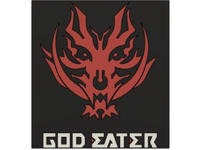 god eater logo other anime 3d print model - Mito3D