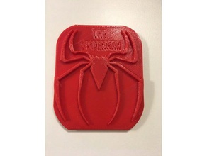logotipo de spiderman 2d arte 3d print model - Mito3D