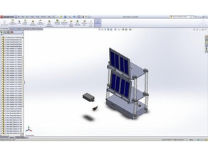 la célula solar cargador usb electrónica fuente de alimentación 3d print model - Mito3D