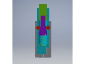 quick release ball lock parts 3d print model - Mito3D