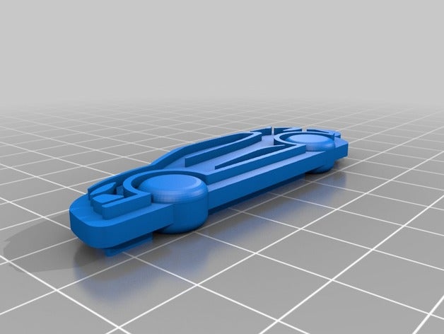 chaveiro volkswagen scirocco brinquedo jogo acessórios 3D print model - Mito3D