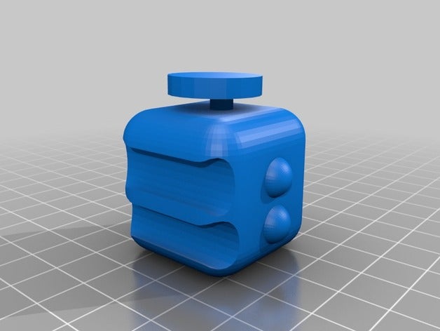 fidget cubo pensare 3d stampa 3D print model - Mito3D