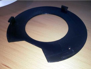 mounting plate bracket ubiquiti unifi ap pro wlan access point replacement parts 3d print model - Mito3D