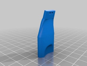 gillette mach3 Tıraş bıçağı küçük kolu banyo jilet tutucu 3d print model - Mito3D
