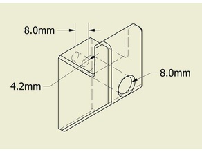 2020 plano de montagem na parede 3d a impressora os acessórios cabide gancho hipercubo wallmount 3d print model - Mito3D