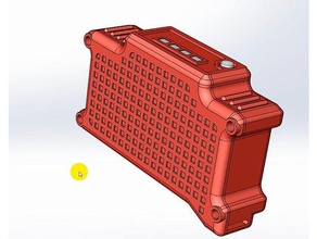 2s 18650 battery fpv goggles rc vehicles case 3d print model - Mito3D