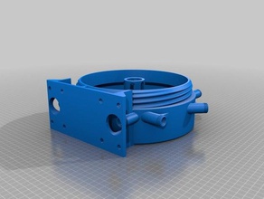 filament box universal 4 6mm bowden tubes connectors 3d printer accessories enclosure lubricator spool holder dust filter spoolholder mount 3d print model - Mito3D