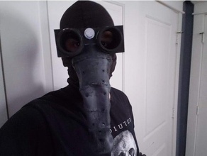garindan maschera il costume cacciatore di taglie occhiali protezione halloween spy starwars star wars 3d print model - Mito3D