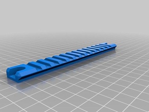 airsoft tactical rail 3d printing 3d print model - Mito3D