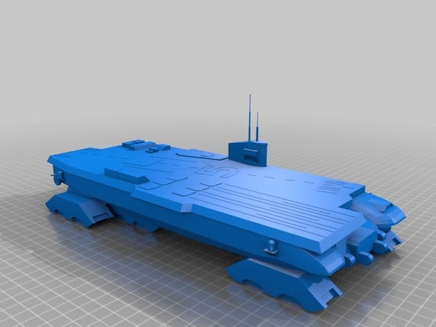 homeworld Wüsten kharak land carrier kapisi 3d drucken 3D print model - Mito3D