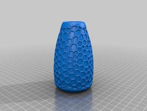 vaso de voronoi efeito externo decoração efecto envase 3d print model - Mito3D