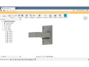 jevois monte edin kamera pan tilt Dağı 3d print model - Mito3D