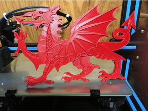 Galce ejderha dekor 3d print model - Mito3D