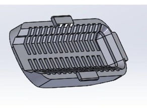 gel de bola hk416-v2 ventilada agarre 3d impresión 3d print model - Mito3D