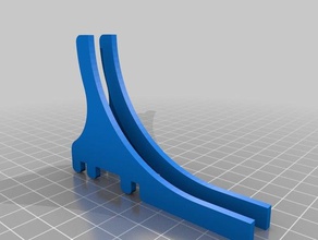 pegboard pieces 7 wide curve playsets 3d print model - Mito3D