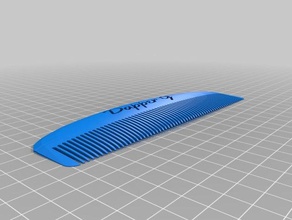first comb bathroom customized 3d print model - Mito3D