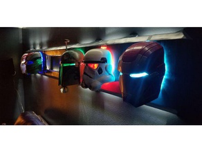 ev sinema sconce maskesi ışık dekor deadpool 3d print model - Mito3D