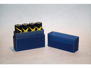 simples pilha aa x4 titular outros bateria caixa de 3d print model - Mito3D