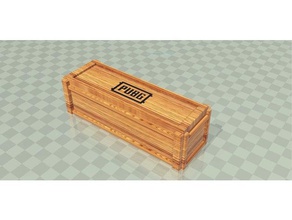 pubg caixas de madeira modelo móveis caixa munição jogo playerunknowns 3d print model - Mito3D