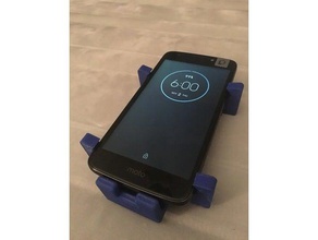 moto e4 phone mount beefed design robotics actobotics cheer4ftc first ftc tech challenge rover ruckus servocity vchs 3d print model - Mito3D