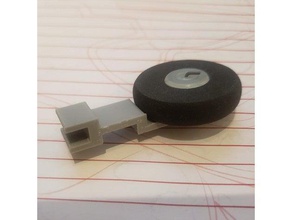 pietenpol kuyruk tekerleği rc araç flitetest flite test 3d print model - Mito3D
