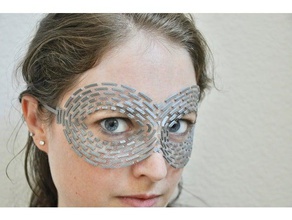 dash masquerade Maske Kostüm halloween instructables Superhelden 3d print model - Mito3D