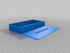 box lid 3 containers customized 3d print model - Mito3D