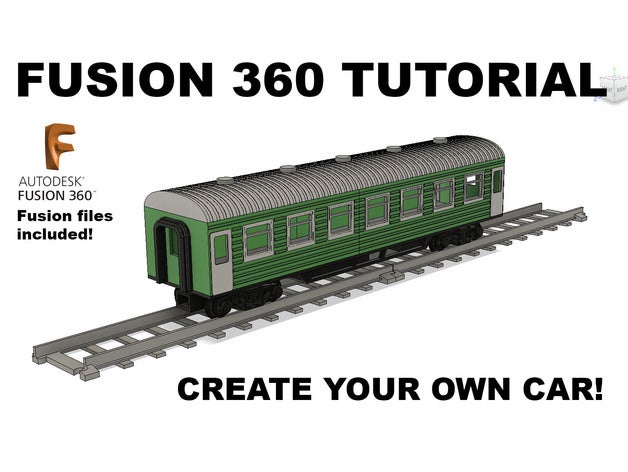 train car tutorial fusion 360 os-railway engineering model openrailway 3D print model - Mito3D