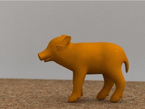 baby cinghiale animali 3d print model - Mito3D