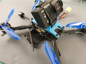 holybro kopis 2 gerçek aksiyon kamera mount gorpo kahraman firefly 8s rc araç dronemesh 8se drone hawkeye 3d print model - Mito3D