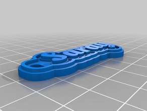 saray keychains customized 3d print model - Mito3D