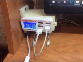 usb charger mount electronics 3d print model - Mito3D