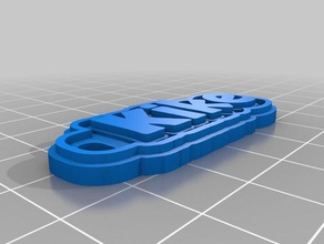 kike keychains customized 3d print model - Mito3D